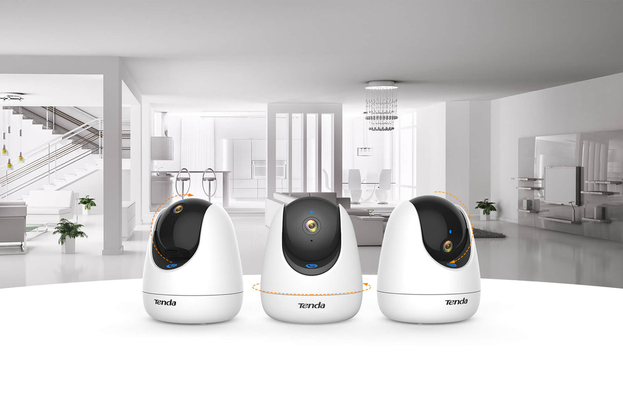 Tenda CP3 1080P Pan/Tilt Indoor Camera - Smart Surveillance with Motion Tracking
