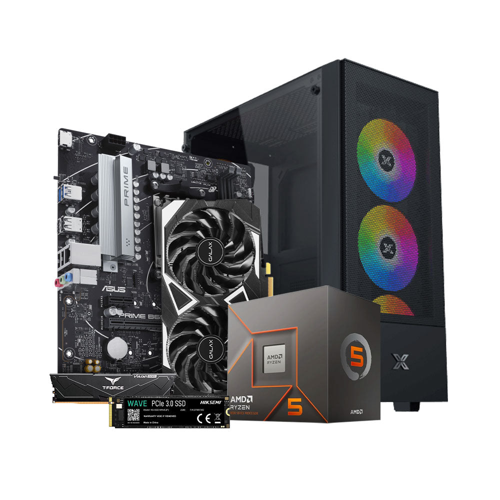 محرك المُنشئ: ASUS PRIME B650M-R AMD Ryzen 5 8400F