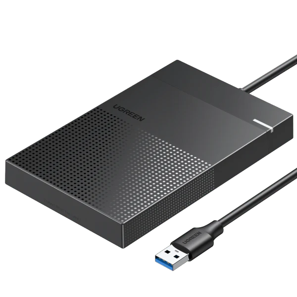 UGREEN usb 3.0 to 2.5 inch sata hard drive enclosure with 1.6FT Cable