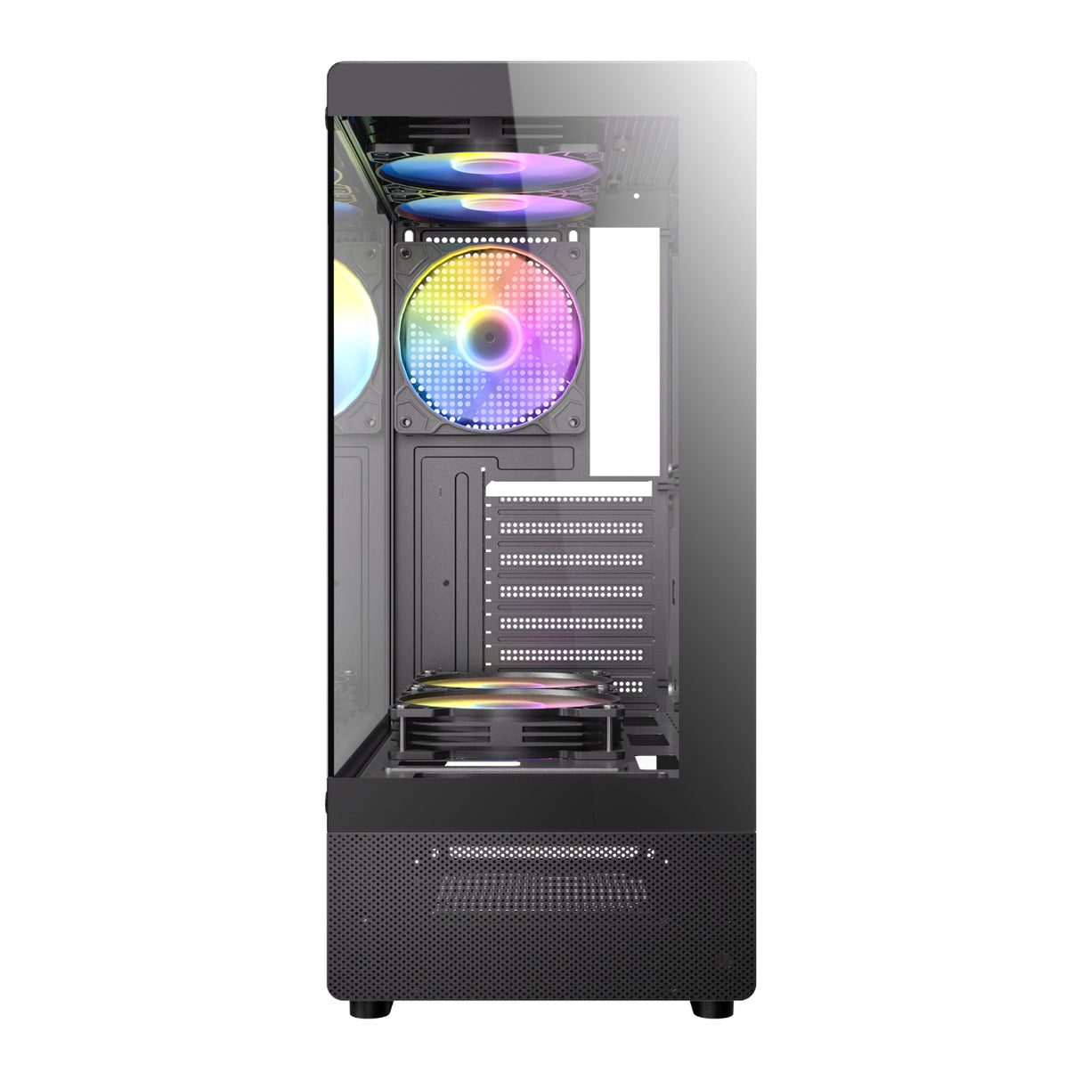 Antec VCX300 ARGB high-airflow mid tower gaming case bundled with 650W PSU