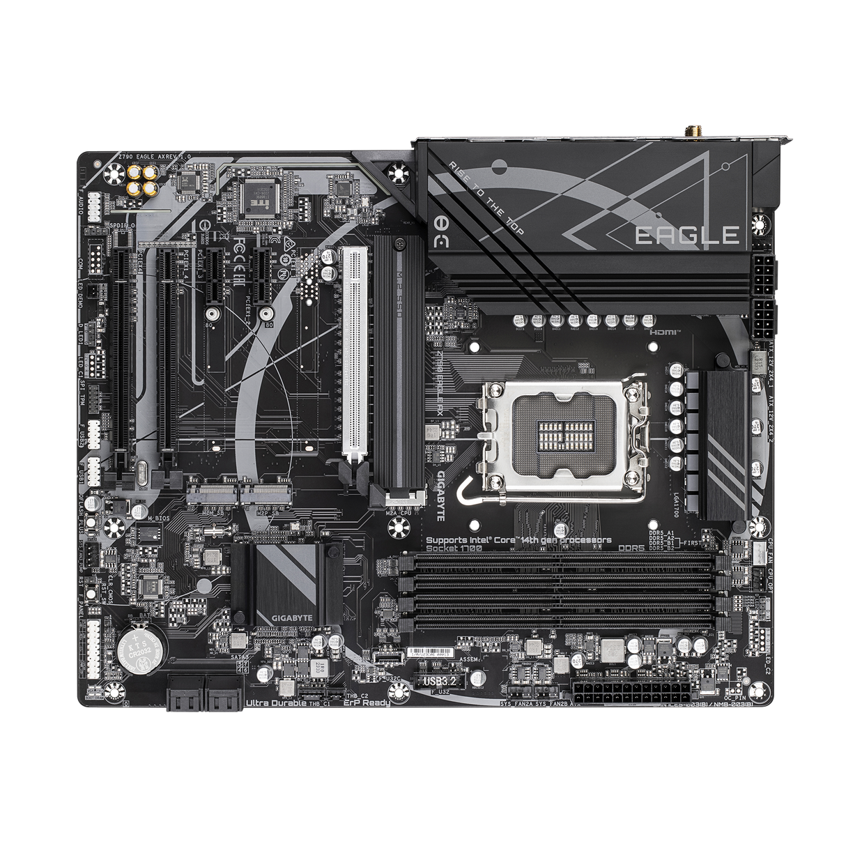 Gigabyte Z790 EAGLE AX: premium overclocking motherboard with PCIe 5.0 and WiFi 6E