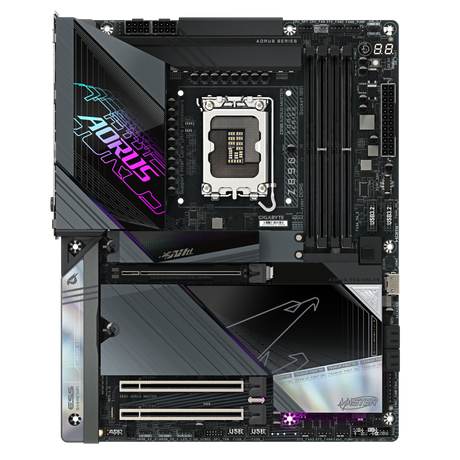 GIGABYTE Z890 AORUS MASTER Motherboard - Supports Intel Core Ultra (18+1+2 phases VRM, up to 9500MHz DDR5 (OC), 2xPCIe 5.0 + 3xPCIe 4.0, Wi-Fi 7, 10GbE LAN, Thunderbolt 4
