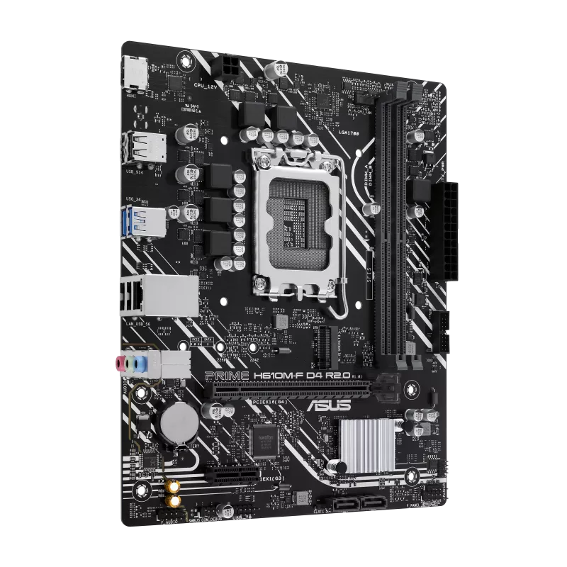 ASUS PRIME H610M-F D4 R2.0 LGA 1700 Gaming Motherboard