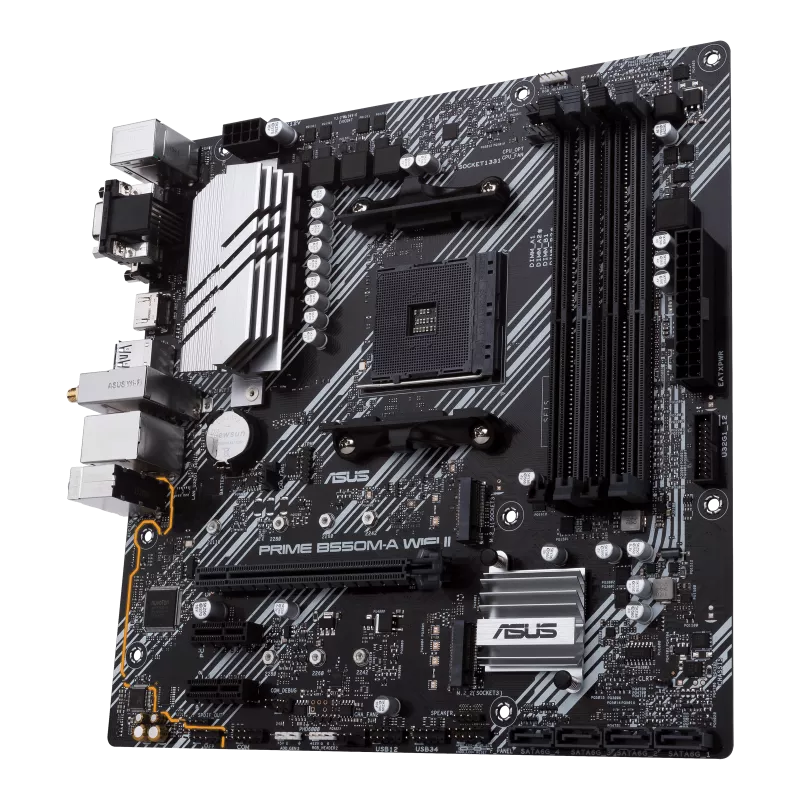 ASUS PRIME B550M-A WIFI II Micro-ATX Motherboard