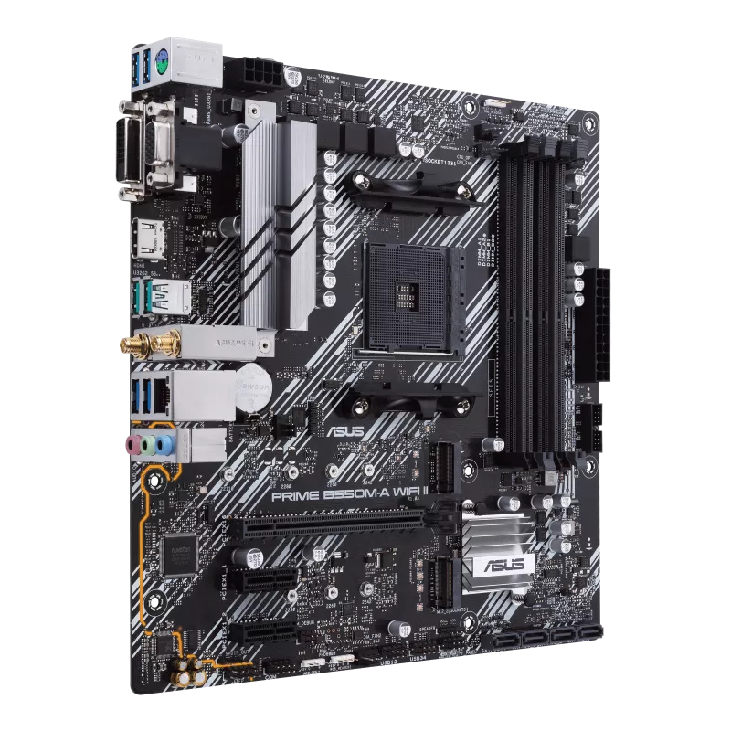 ASUS PRIME B550M-A WIFI II Micro-ATX Motherboard