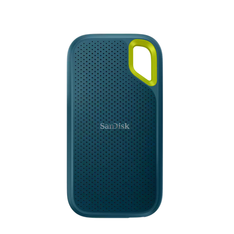 SanDisk Extreme Portable SSD - حتى 1050 ميجابايت/ثانية، USB-C، USB 3.2 مقاوم للماء والغبار