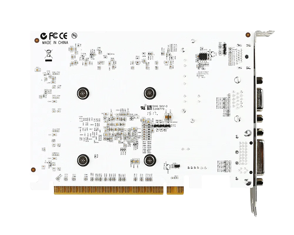Computer hardware component, likely a graphics card or similar electronic board, on a white background.