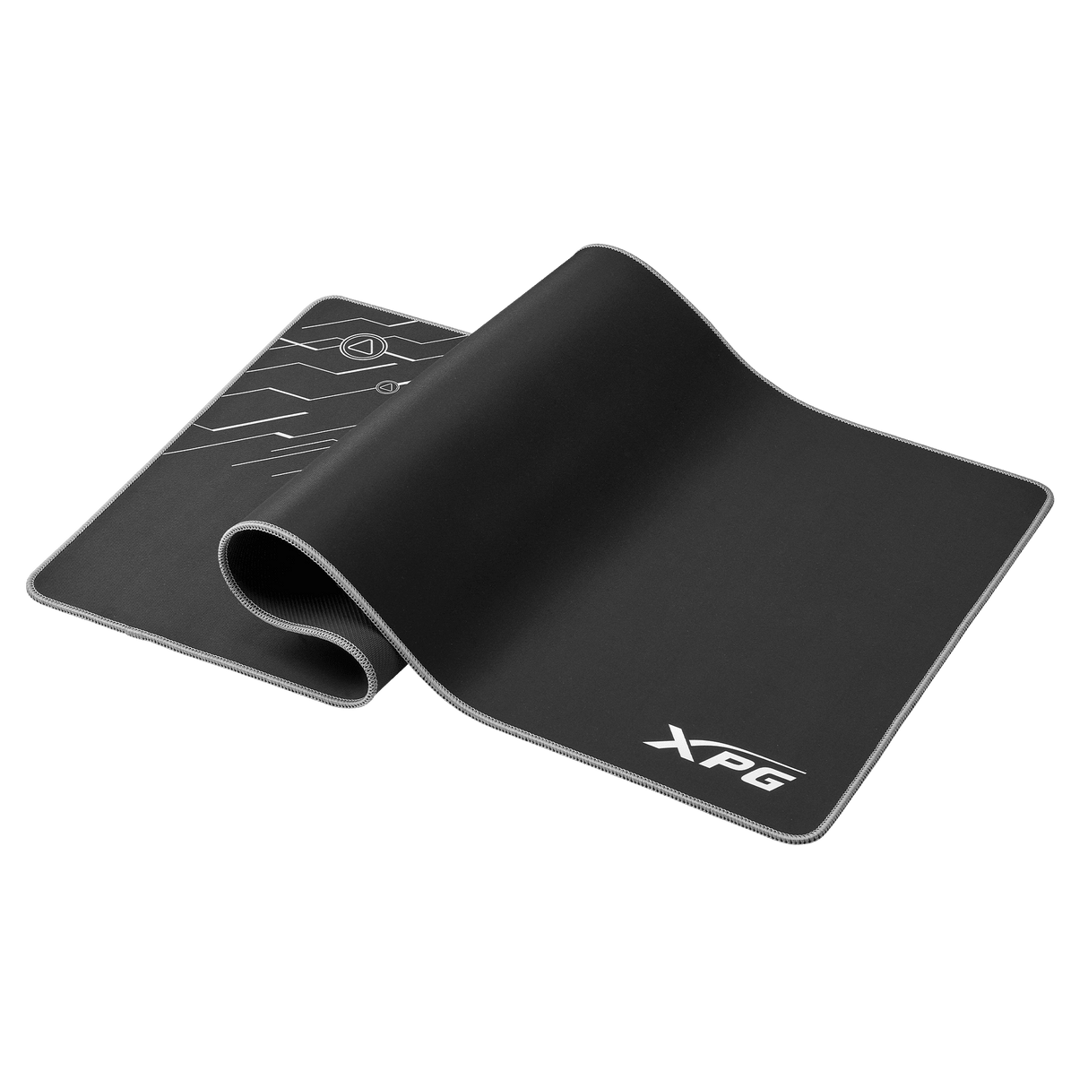 لوحة ماوس ألعاب XPG FRONTLINE XL - سطح من الألياف الدقيقة - مقاس ممتد 900 × 400 مم - سمك 3 مم - قاعدة غير قابلة للانزلاق - تصميم متين - أسود