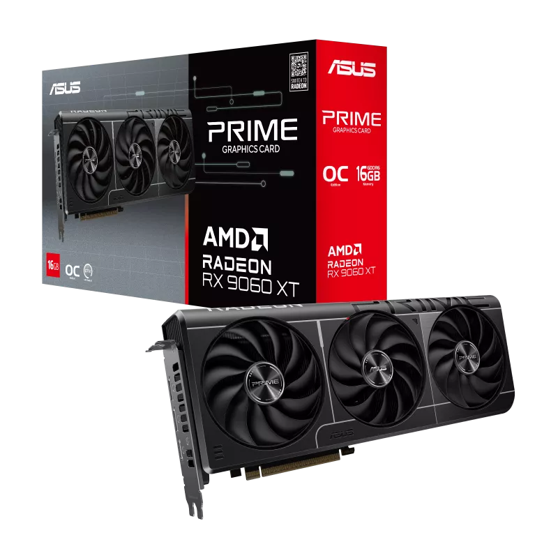 ASUS Prime Radeon RX 9060 XT 16GB GDDR6 OC Edition