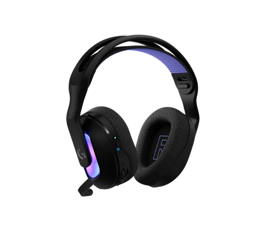 سماعة Logitech G522 LIGHTSPEED اللاسلكية للألعاب - أسود وأبيض مع أفضل ميكروفون في الألعاب
