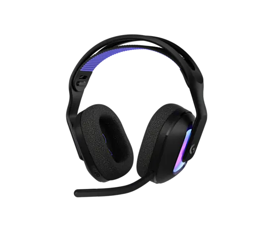 سماعة Logitech G522 LIGHTSPEED اللاسلكية للألعاب - أسود وأبيض مع أفضل ميكروفون في الألعاب