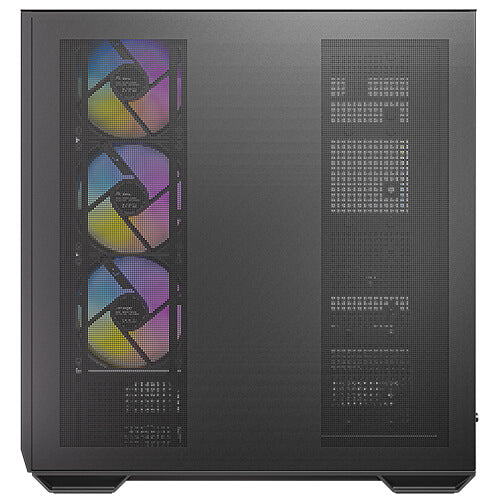 Antec C7 ARGB 4 x 120mm ARGB PWM Fans Included, Vertical GPU Cooling, Type-C 10Gbps, Seamless Tempered Glass Front & Side Panels, 360mm Radiator Support, Mid-Tower E-ATX PC Case