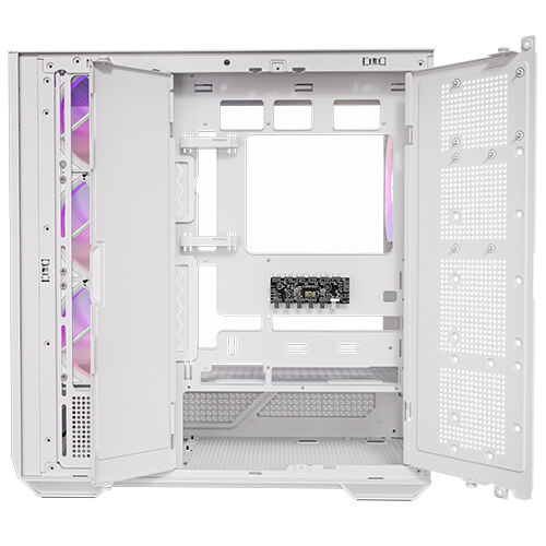 Antec C7 ARGB 4 x 120mm ARGB PWM Fans Included, Vertical GPU Cooling, Type-C 10Gbps, Seamless Tempered Glass Front & Side Panels, 360mm Radiator Support, Mid-Tower E-ATX PC Case