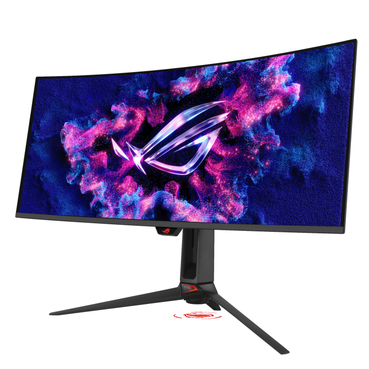 شاشة ASUS ROG Swift OLED PG34WCDN 34 بوصة UWQHD 360Hz Tandem RGB QD-OLED منحنية للألعاب
