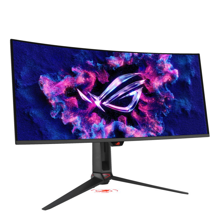 شاشة ASUS ROG Swift OLED PG34WCDN 34 بوصة UWQHD 360Hz Tandem RGB QD-OLED منحنية للألعاب