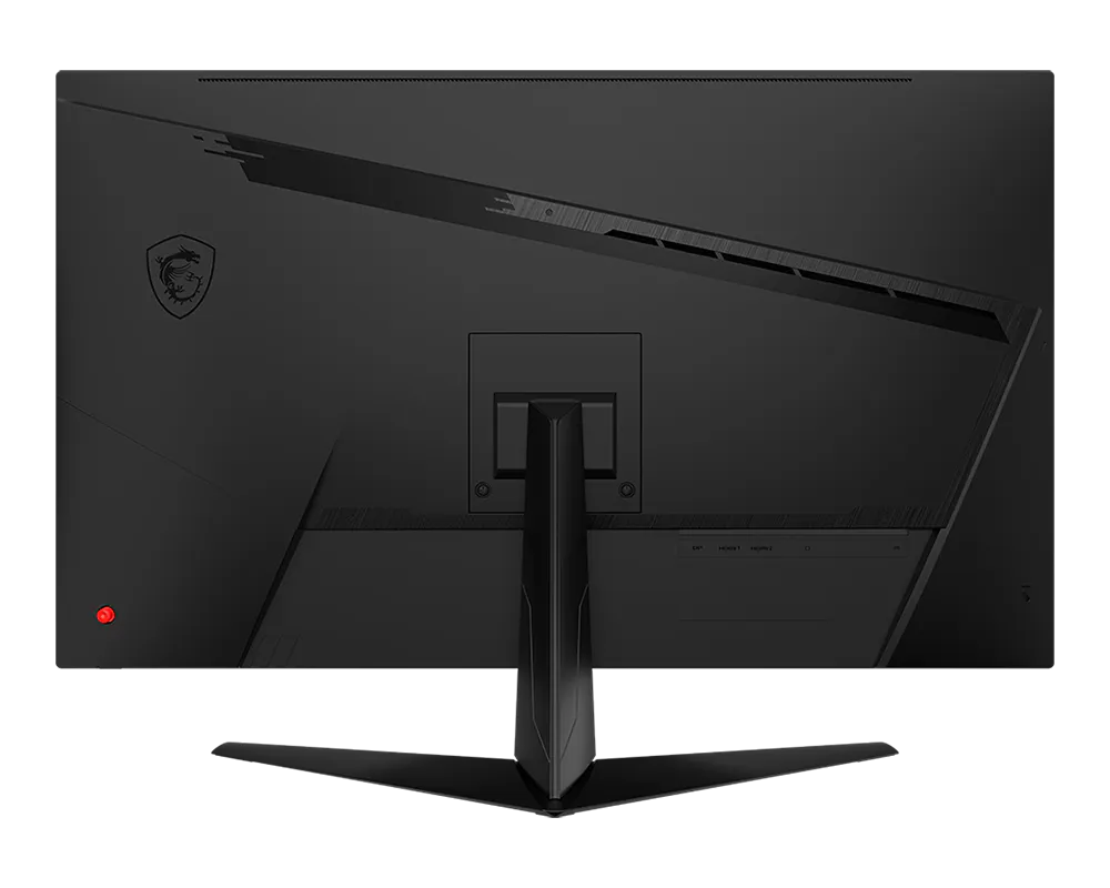 Gaming monitor with brand logo on a white background