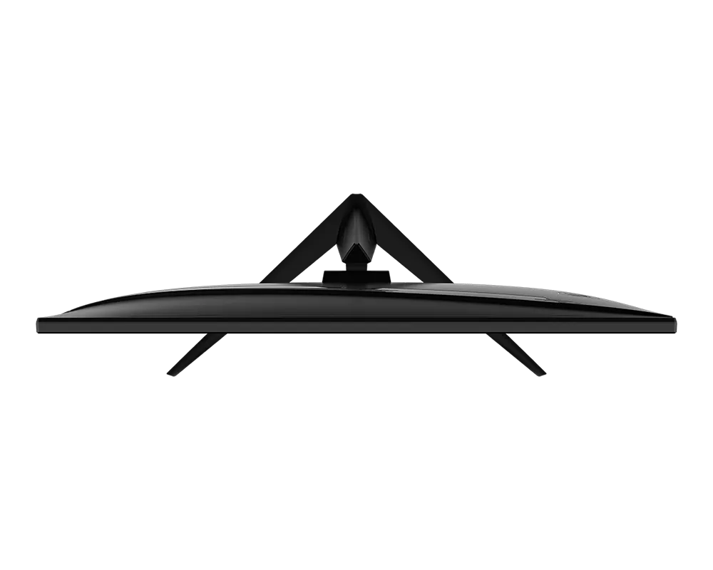 Black outdoor umbrella on a white background