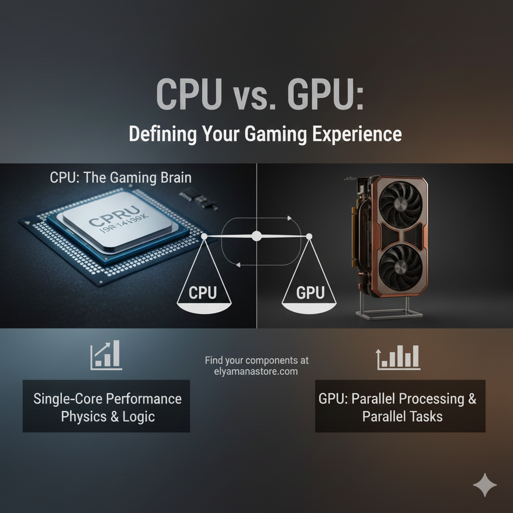 CPU vs. GPU in Gaming 2026: A Complete Guide for Egyptian Gamers
