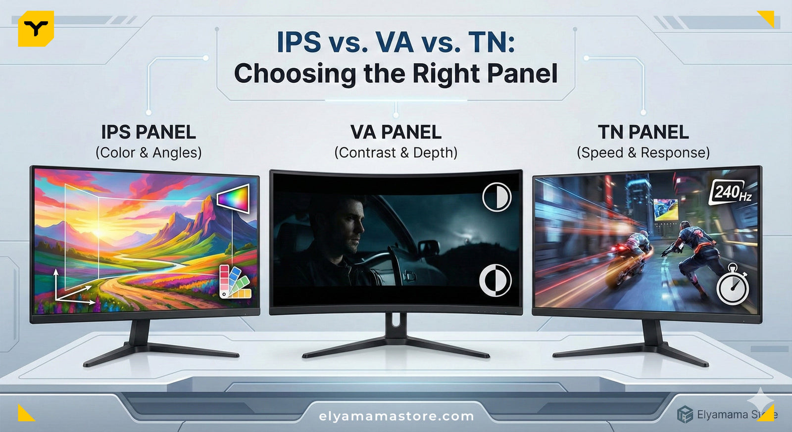 IPS vs VA vs TN Monitors: Key Differences and Best Choice for You