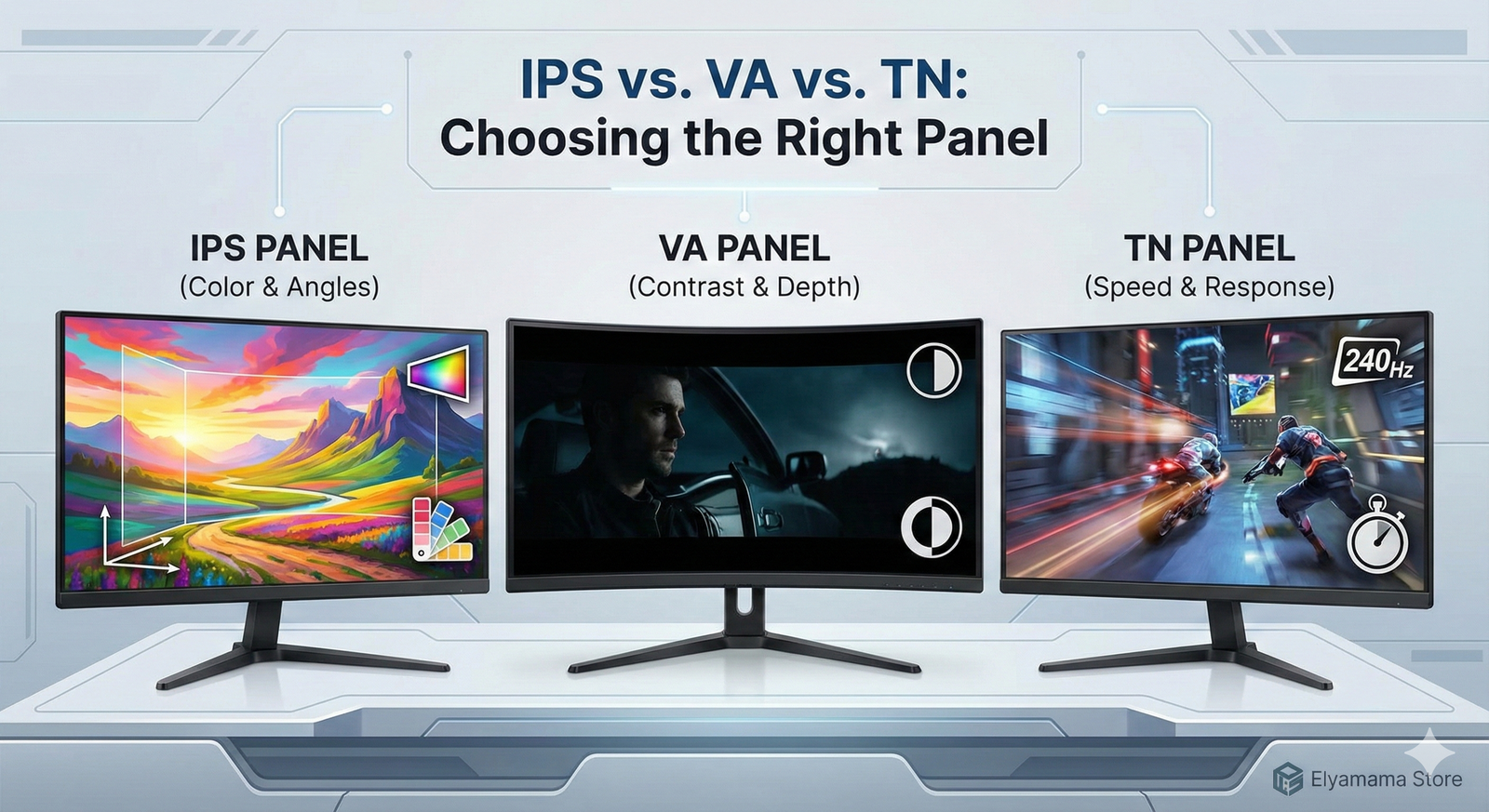 IPS vs VA vs TN Monitors – Which Should You Choose?