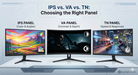 IPS vs VA vs TN Monitors – Which Should You Choose?