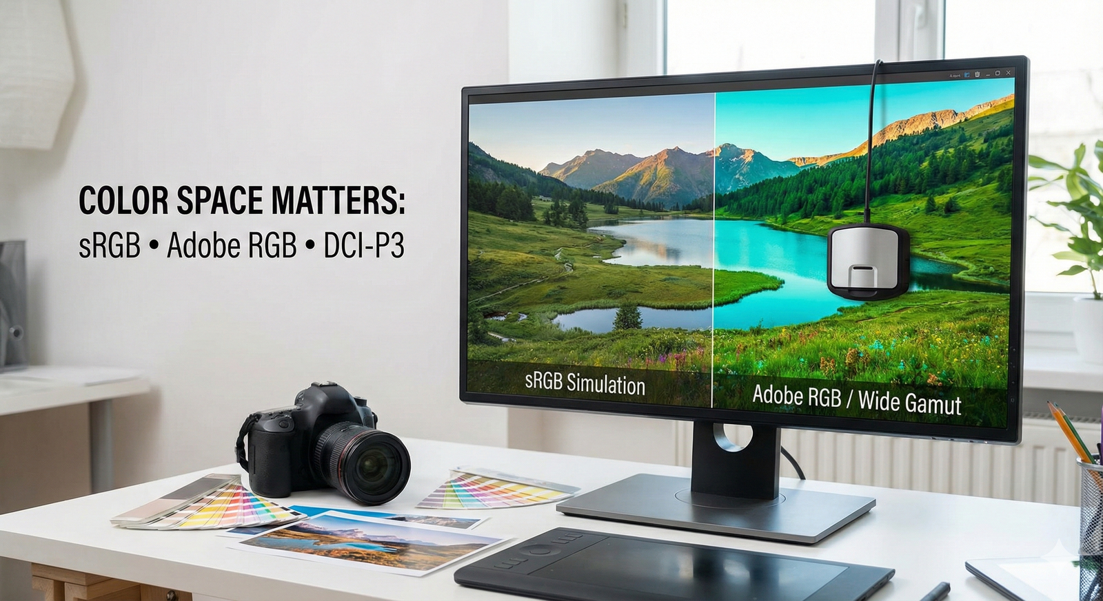 What are SRGB and Adobe RGB in Monitors?