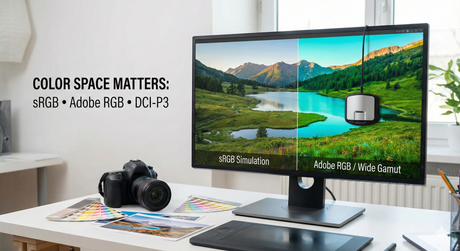 What are SRGB and Adobe RGB in Monitors?