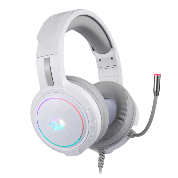 سماعة ألعاب Redragon H270 Mento RGB سلكية بدرايفرز 50mm وإضاءة RGB حيوية