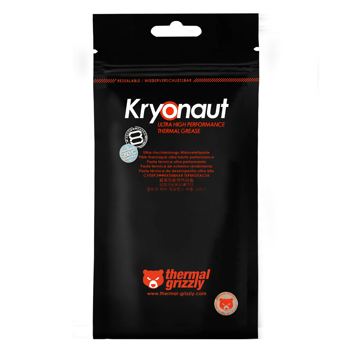 Thermal Grizzly Kryonaut 5.5g / 1.5ml Thermal Paste