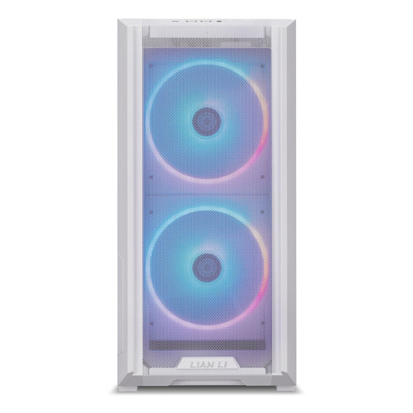 LIAN LI LANCOOL 216 RGB E-ATX PC Case, Airflow Focus Gaming Computer Case with All-Around Mesh Panels, 2x160mm & 1x140mm PWM Fans Pre-Installed and Innovative Rear PCIe Fan Bracket Chassis