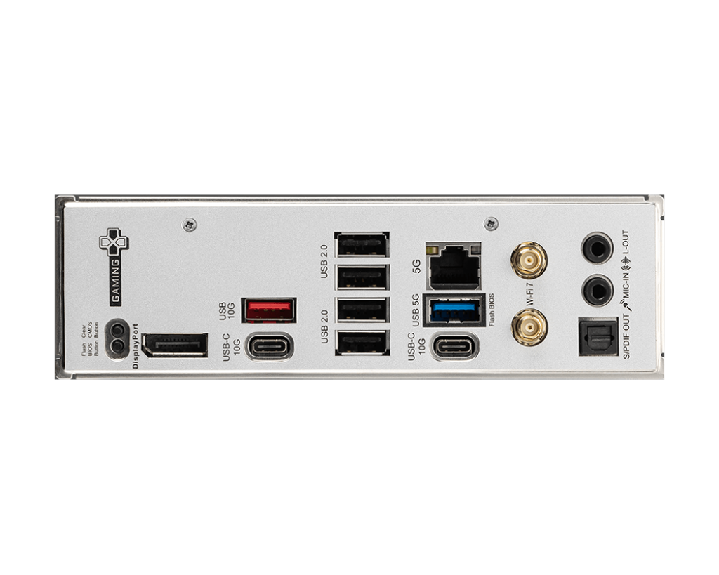 MSI B850 GAMING PLUS WIFI Motherboard – AMD Ryzen™ 9000/8000/7000 Series, DDR5 up to 8200+ MT/s (OC), 12+2+1 Power Design, Frozr Guard Cooling, PCIe 5.0, Wi-Fi 7, 5G LAN, Audio Boost, and EZ DIY Features for High-Performance Gaming