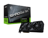 MSI GEFORCE RTX 5080 16G SHADOW 3X OC RTX5080 16GB GDRR7 256 B DX12 PCIE 5.0 X16 (3XDP 1XHDMI)