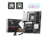 MSI PRO B850-P WiFi Motherboard, ATX - Supports AMD Ryzen 9000/8000 / 7000 Processors, AM5 - DDR5 Memory Boost (8200+ MT/s OC), PCIe 5.0 x16 & 4.0 x16, M.2 Gen5, Wi-Fi 7, 5G LAN