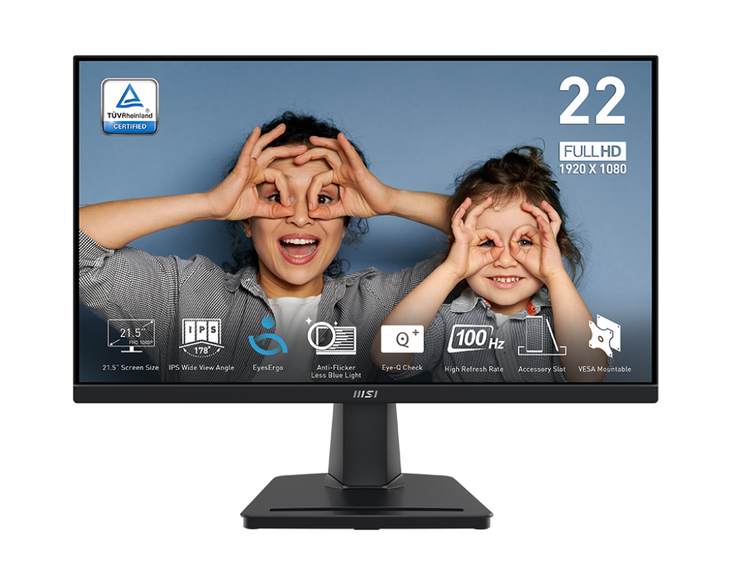 MSI PRO MP225 22 inch FHD 100Hz IPS  1ms Monitor