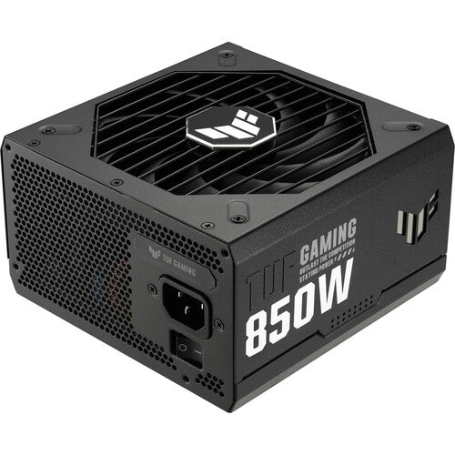ASUS TUF Gaming 850W Gold 850 Watt Fully Modular Power Supply 80+ Gold Certified, ATX 3.0 Compatible Military-grade Components Dual Ball Bearing, Axial-tech Fan, PCB Coating
