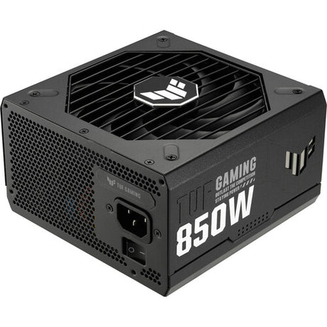 ASUS TUF Gaming 850W Gold 850 Watt Fully Modular Power Supply 80+ Gold Certified, ATX 3.0 Compatible Military-grade Components Dual Ball Bearing, Axial-tech Fan, PCB Coating