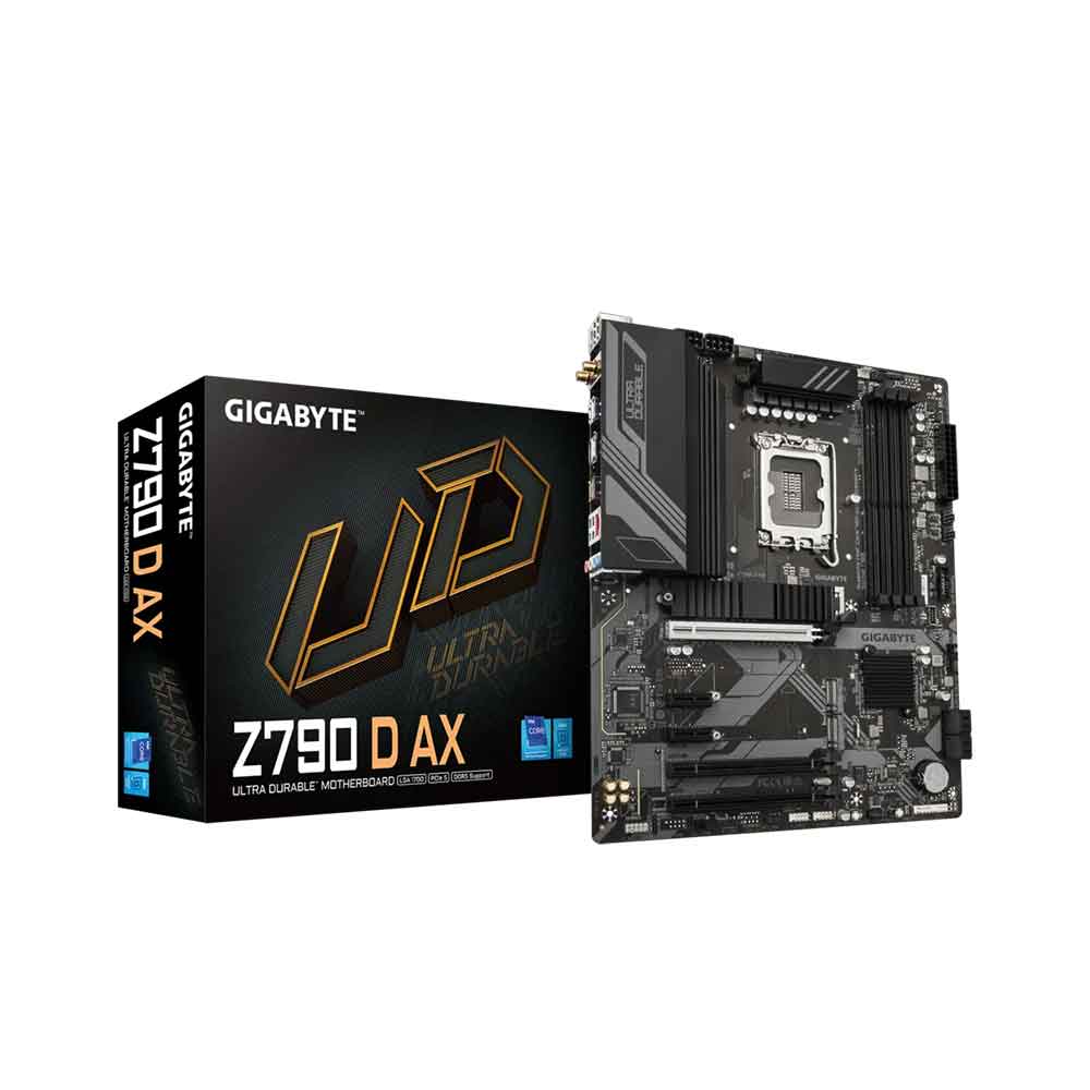 GIGABYTE Z790 D AX ATX LGA1700 DDR5 7600 O.C. 3 M.2 PCIe 4.0 PCIe 5.0 x16 Wi-Fi 6E USB-C Q-Flash Plus