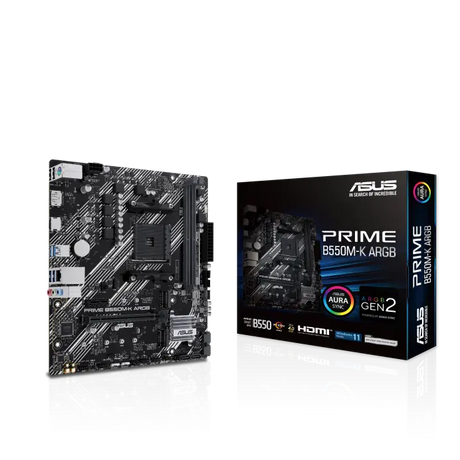 ASUS PRIME B550M-K ARGB Motherboard