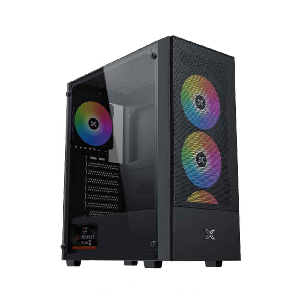 Xigmatek Hero II Air ARGB + X-Power 600W 80+ White Mid Tower Case
