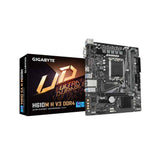 Gigabyte H610M H V3 DDR4 Motherboard - Supports Intel Core 14th CPUs, 4+1+1 Hybrid Phases Digital VRM, up to 3200MHz DDR4, 1xPCIe 3.0 M.2, USB 3.2 Gen 1