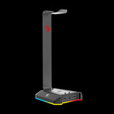 Bloody GS2 RGB Gaming Headset Stand 7.1 Surround Sound Card  3x USB 2.0 1x AUX Black