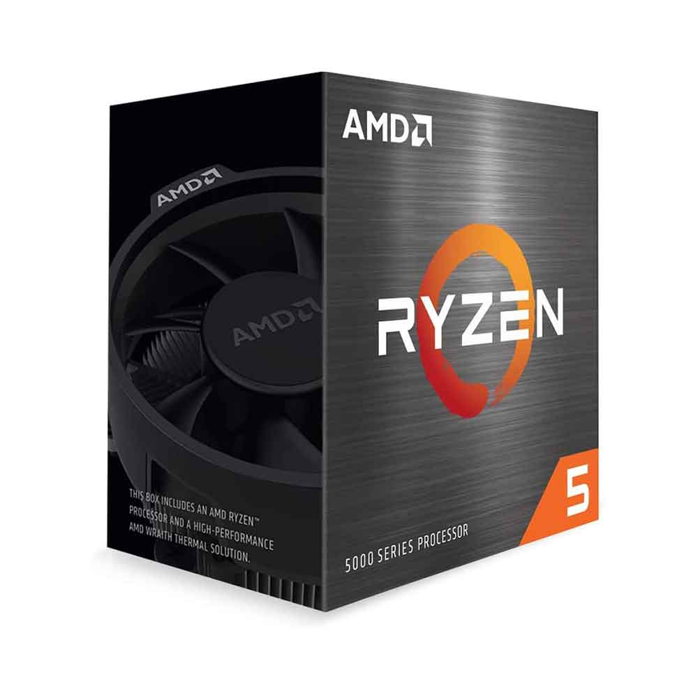 AMD Ryzen 5 5500 سداسي النواة، 12 خيطًا، Cezanne AM4، ذاكرة تخزين مؤقتة 16 ميجابايت، تردد أساسي 3.6 جيجاهرتز، تردد معزز 4.2 جيجاهرتز، استهلاك طاقة 65 واط