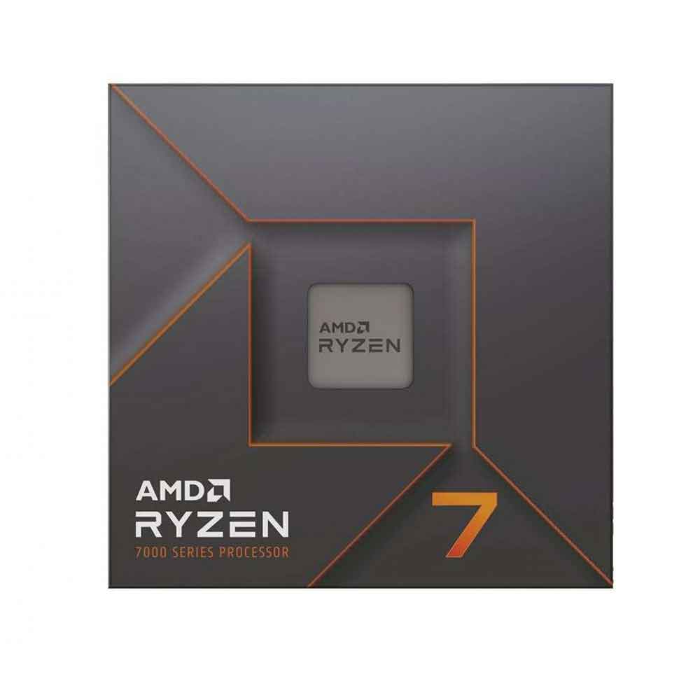 AMD Ryzen 7 7700X ثماني النواة و16 خيطًا Raphael AM5 ذاكرة تخزين مؤقتة 32 ميجابايت بتردد أساسي 4.5 جيجاهرتز وتردد معزز 5.4 جيجاهرتز، استهلاك طاقة 105 واط