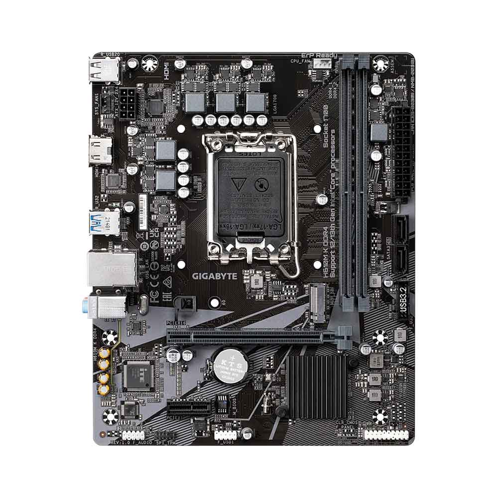 GIGABYTE H610M K Motherboard DDR4 PCIe 4.0 - Gen3 x4 M.2 LGA 1700 mATX