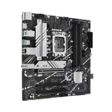 ASUS PRIME B760M-A D4 Intel B760 LGA 1700 mATX motherboard, PCIe 4.0 two M.2 slots Realtek 2.5Gb Ethernet,DisplayPort, Dual HDMI SATA 6 Gbps, rear USB 3.2 Gen 2, front USB 3.2 Gen 1 Type-C Aura Sync