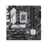 ASUS PRIME B760M-A D4 Intel B760 LGA 1700 mATX motherboard, PCIe 4.0 two M.2 slots Realtek 2.5Gb Ethernet,DisplayPort, Dual HDMI SATA 6 Gbps, rear USB 3.2 Gen 2, front USB 3.2 Gen 1 Type-C Aura Sync