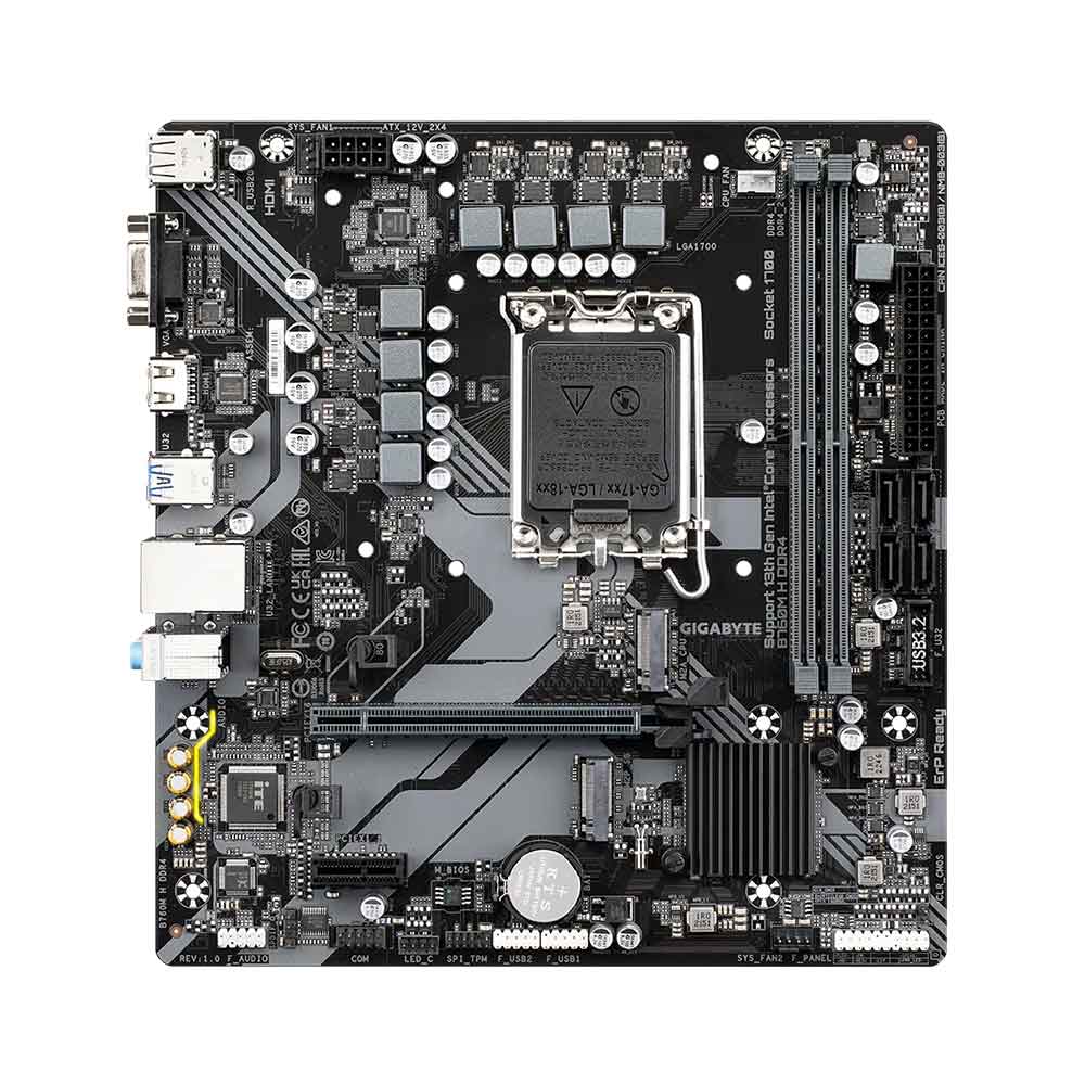 Gigabyte B760M H LGA1700 DDR4 M-ATX Motherboard