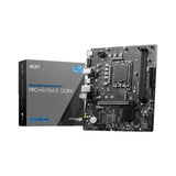 MSI PRO H610M-E DDR4 LGA 1700 Micro-ATX - Supports Intel 12th Gen Core Processors, LGA 1700-2 x DIMMs (3200MHz), 1x PCIe 4.0 x16 slot, 1 x M.2 Gen3, USB 3.2 Gen1, 1G LAN, HDMI 1.4 & VGA Motherboard