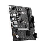 MSI PRO H610M-E DDR4 LGA 1700 Micro-ATX - Supports Intel 12th Gen Core Processors, LGA 1700-2 x DIMMs (3200MHz), 1x PCIe 4.0 x16 slot, 1 x M.2 Gen3, USB 3.2 Gen1, 1G LAN, HDMI 1.4 & VGA Motherboard