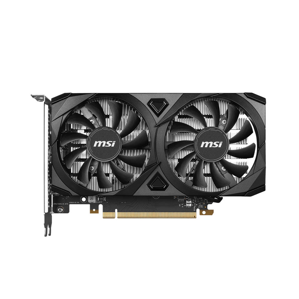 MSI GeForce RTX 3050 VENTUS 2X 6G OC Gaming Graphics Card - 6GB GDDR6, 1492 MHz, PCI Express Gen 4, 96-bit, 1x DP (v1.4a), 2x HDMI 2.1 (Supports 4K)